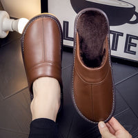 Men's Non-Slip Soft-Soled Cotton Slippers For Home
