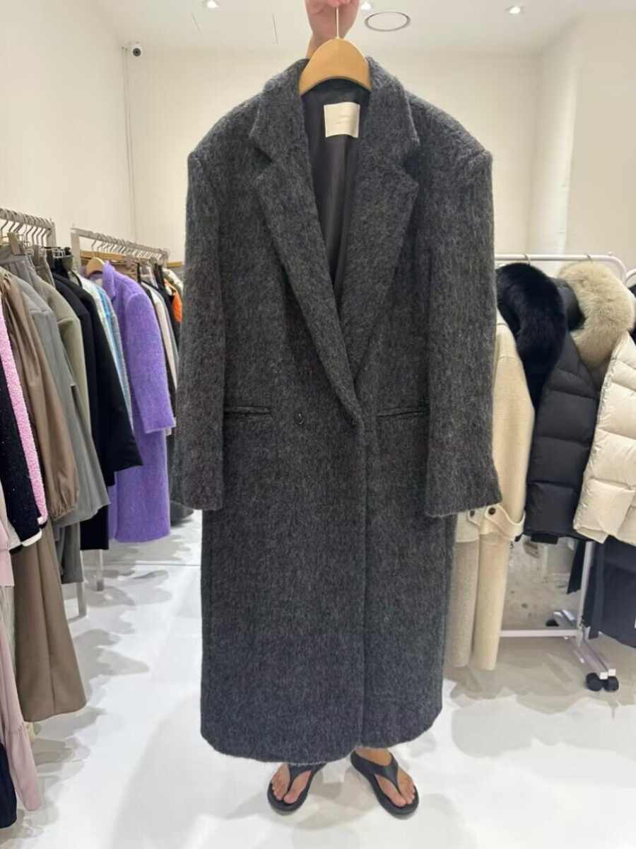 Loose Thick Mid-length High-grade Woolen Coat Women