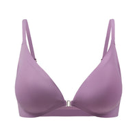 Women's Underwear Thin Small Breast Push Up Women's Front Buckle Backless Bra