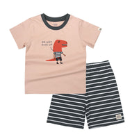 Men's And Women's Baby Cotton Short-sleeved T-shirt Shorts Loose Suit