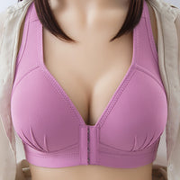 Front buttonless undergarment