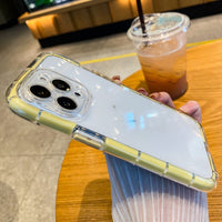 Transparent Candy TPU Color-contrast Fall-proof Protective Sleeve