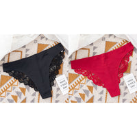 Lace Ice Silk Panties Pure Cotton Crotch Fun Low Waist