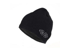 Knitted wool hat veneer double snowboard hat men and women skateboarding street dance hat winter outdoor windproof warm hat