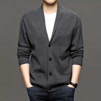 Lapel Loose Solid Color Real Pocket Youth Jacket
