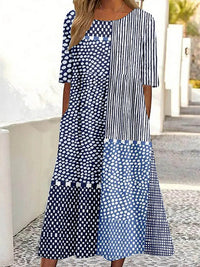 Fashion Digital Printing Large Width Dress