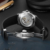 Automatic Fashion Diamond Studded Hollow Movement Mechanical Men's Watch