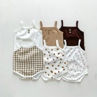 Korean Style Baby Summer Wear Jumpsuit Thin