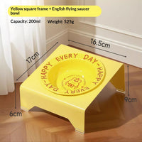 Ceramic Cat Food Cat Magnetic High-legged Cat Bowl Stand Cat Food Bowl Cervical Spine Protection Dog Bowl