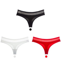 Cotton low-rise seamless women's briefs