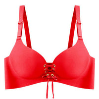 One piece bra without steel ring