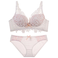 No trace underwire bra set