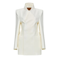 Women's Fashionable Solid Color Sleeve Jacket
