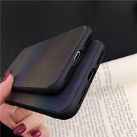 Compatible with Apple , Gradient reflective phone case