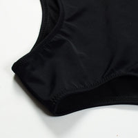 Hollow Solid Color Women's Swimming Trunks