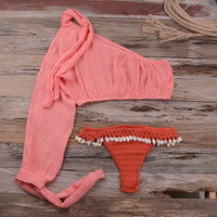 European and American beach bikini split shell suit