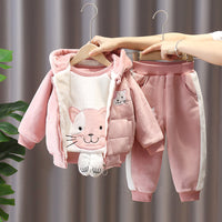 Fleece thickened boys winter sweater