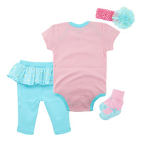 Baby Suit 5-Piece Set Summer Short Sleeve