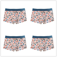 Men's boxer briefs breathable antibacterial four-corner men's pants