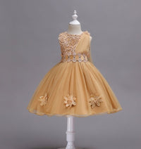 Bow mesh dress