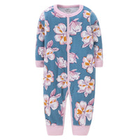 Pure cotton flat foot one-piece baby romper