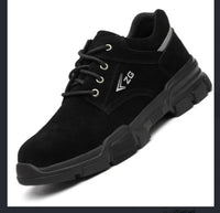 Flick, Thick-Soled, Anti-Smash, Anti-Piercing, Splash-Proof, Breathable And Non-Stuffy Work Shoes