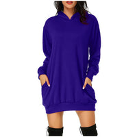 Ladies Gradient Digital Print Hooded Sweatshirt