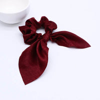 Simple fashion candy solid color rabbit ears head circle