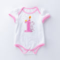 Summer new men's and women's baby triangle romper