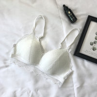 Thin section gathers seamless comfort bra
