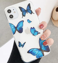 Phone Case Silicone Butterfly