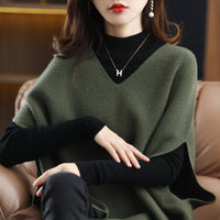Women's Loose Solid-Colored Casual Knitted Vest
