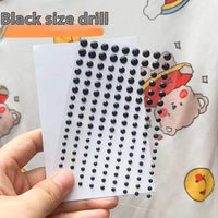 Comes With Sticky Pearl Stick-on Crystals Transparent Photo Shoot