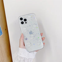 Mobile Phone Shell Transparent Tide Brand Epoxy Glitter Starry Sky