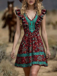Trendy On-trend Printed Womens Dress