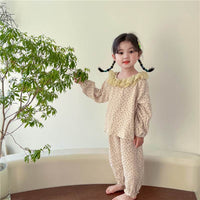 Pastoral Style Korean Girl Floral Home Service