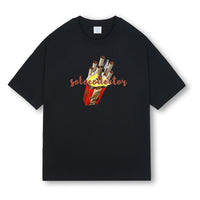 Fashion Personality Short Sleeve Cotton T-shirt Men