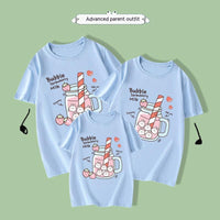 Boys And Girls Fashion Cute Print T-shirt