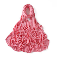 56 Colors Solid Color Modal Scarf Small Size Monochrome Jersey Veil Mercerized Cotton Scarf