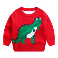 Dinosaur Cotton Double Layer Warm Sweater Base Coat