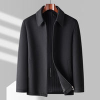 Wool Overcoat Lapel Short Jacket Coat
