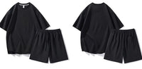 Pair With A Two Piece Set Of Loose Casual Sports Short Sleeved Shorts