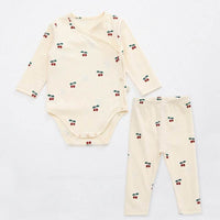 Newborn Baby Cotton Romper Climbing Two-piece Suit