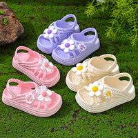 Girls' Sandals Summer New Fashion Princess Shoes Outdoor Non-slip