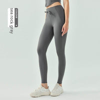 Women's Fashion Simple Drawstring High Top Sports Trousers