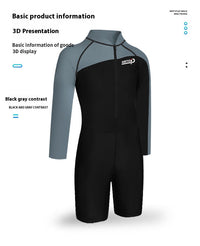 Men's Professional Diving One-piece Swimsuit