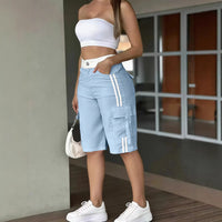 Casual European And American-style Womens High-waisted Pants