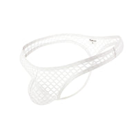 Translucent Mesh Thong U Convex Cutout