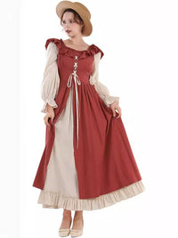 Long-sleeved Renaissance-style Fairy Dress
