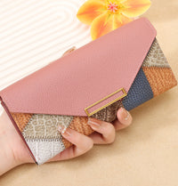 A Multi-functional Buckle Retro Thin Coin Purse From Japan And South Korea
